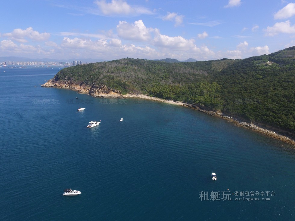 三亞旅游游艇租賃，三亞港至三亞角航線